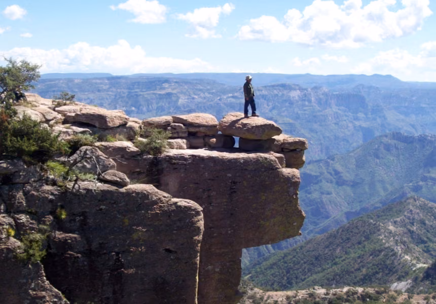 Mirador de Barrancas del Cobre, uno de los recorridos al aire libre del viaje