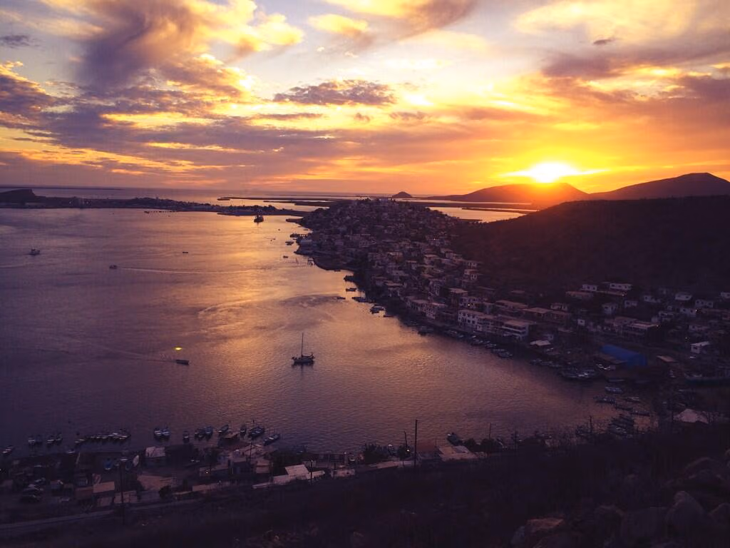 Bahía de Topolobampo cerca de Los Mochis, Sinaloa.