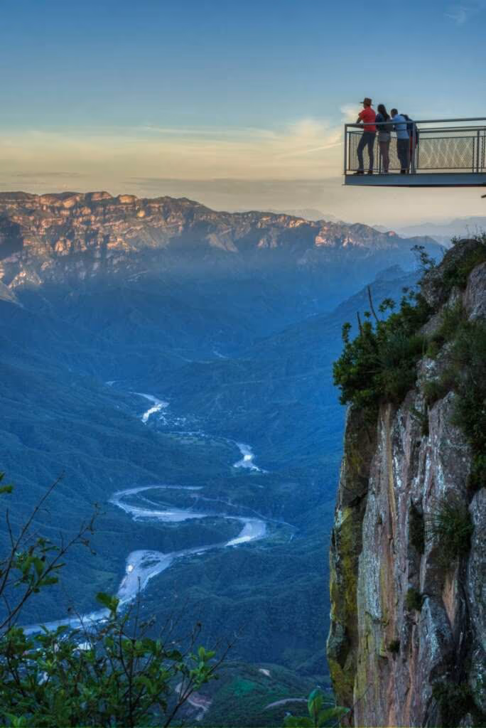 Vista de las Barrancas del Cobre
